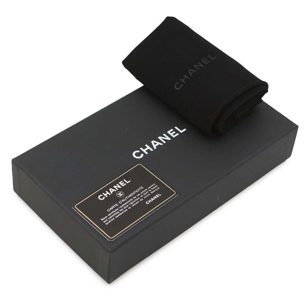 CHANEL Blue Lambskin Leather Logo Wallet - Picture 14 of 14